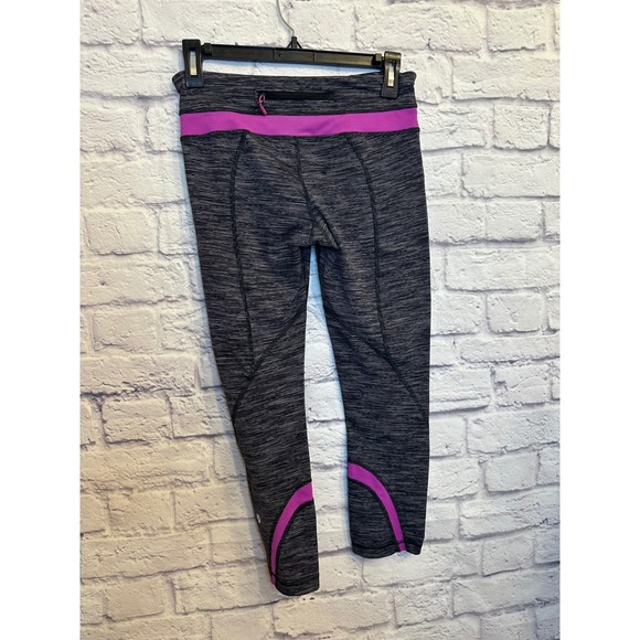 Lululemon Run Inspire Crop II leggings Size 6 - Picture 5 of 7